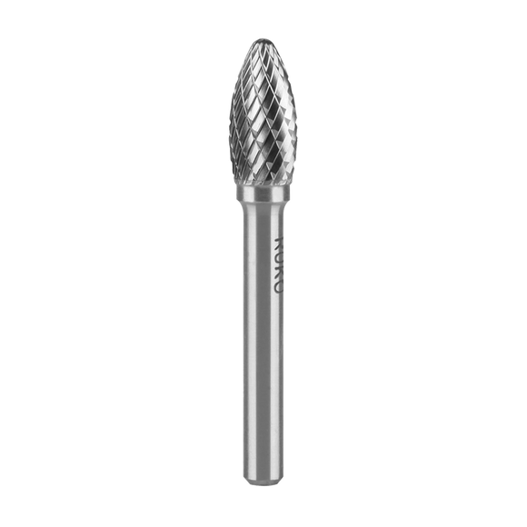 RUKO Rotary Burrs (Flame Shape H)